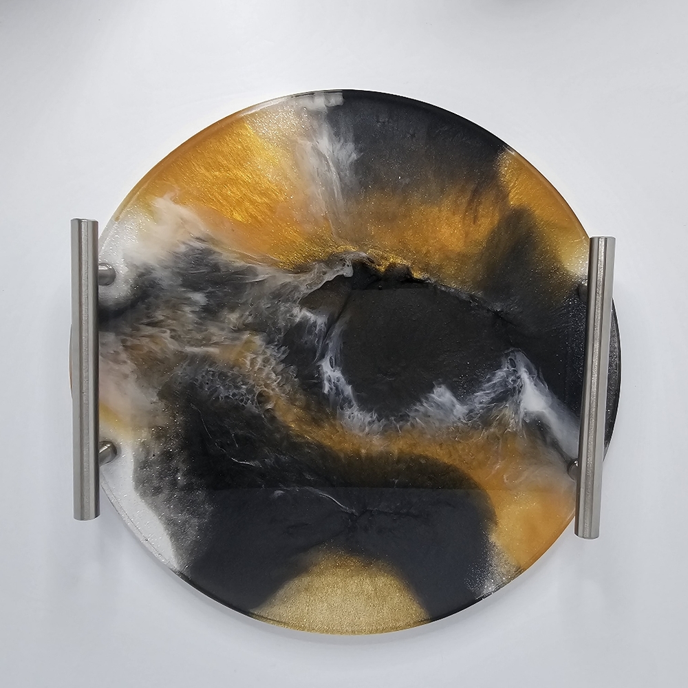 Epoxy Marble Tray